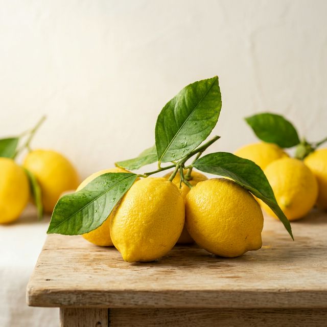 Fresh lemons